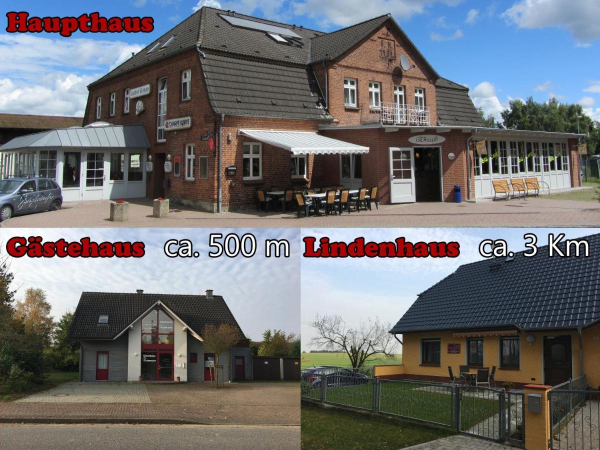 Gaestehaus Scharfe Kurve Lutzow Exterior photo